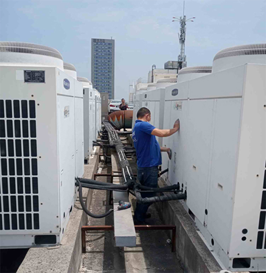 内黄中央空调制热和不制冷系统维修方法